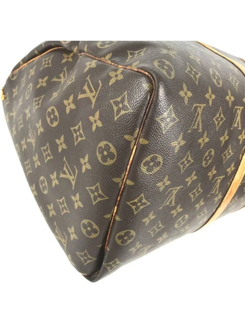 Louis Vuitton Boston Bag Keepall 50 Monogram Canvas Brown